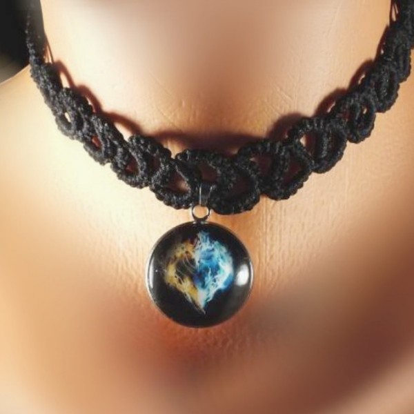 Frivolitkový náhrdelník